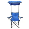 Cross-border outdoor folding chairs with sunshades, portable camping canopies, armchairs, beach chairs, logo customization Application Scenario